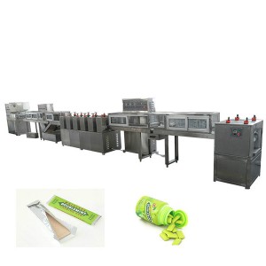 Pellt xylitol and stick shape chewing gum making machine
