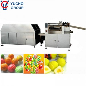 Ball shape and square shape bubble gum making machine