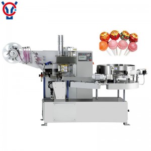 Hard candy toffee candy packing wrapping machine